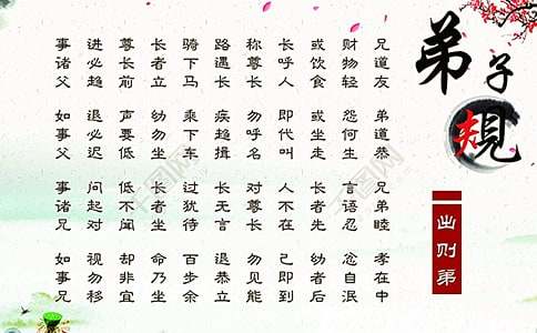 关于弟子规的演讲稿范文汇总十篇