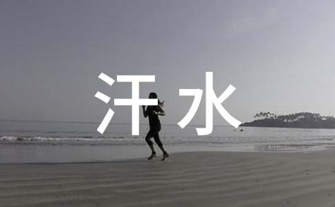 【精】汗水的作文300字