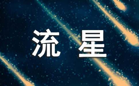 关于流星作文500字4篇