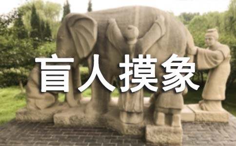 幼儿园中班语言活动《盲人摸象》教学反思