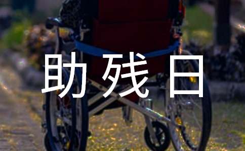 助残日活动总结(集锦15篇)